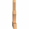Ekena Millwork Richland Timber Gable Bracket, Western Red Cedar, 60"W x 32"H x 3 1/2"D x 5 1/2"F, 13/12 Pitch GBW060X32X0406RIC00SWR - alternate 3